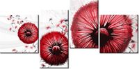 140CM 70 OBRAZ CZERWONE DMUCHAWCE ŚCIENNY