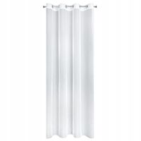 Firana gotowa na przelotkach MIREA 140x260 Eurofirany biała