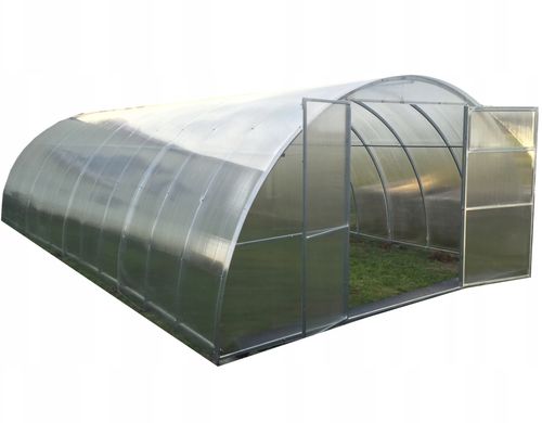 Szklarnia z poliwęglanu Tunel ogrodowy 3,5x12 m profile 20x40 poliwęglan 5mm na Arena.pl