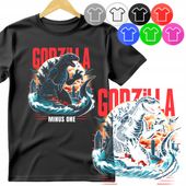 KOSZULKA DZIECIĘCA T-SHIRT - GODZILLA MECHAZILLA ELON - XXXS 86-92
