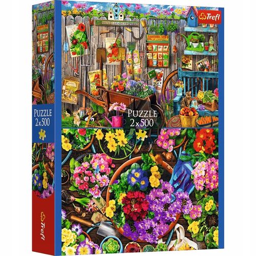 Puzzle 2X500 Prace W Ogrodzie 37529 na Arena.pl