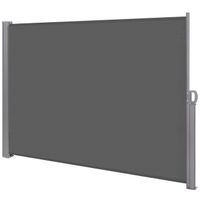 Markiza boczna na taras i balkon 250x160 cm osłona rozsuwana roleta grafitowa