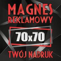 Magnesy reklamowe na samochód auto reklama magnetyczna 70x70cm
