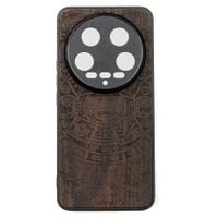Drewniane Etui Bewood do Xiaomi 14 Ultra KALENDARZ AZTECKI ZIRICOTE