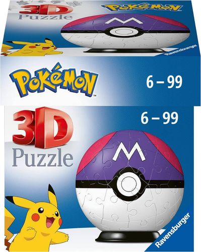 Ravensburger Puzzle 3D Kula Pokemon Master Ball na Arena.pl