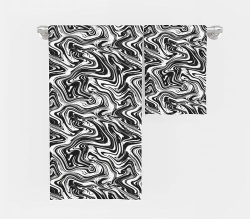 RĘCZNIK Abstrakcja z twoim dowolnym tekstem 200x70cm 001K na Arena.pl