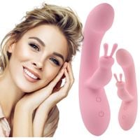 wibrator króliczek aphrovibe silikonowy usb 19,5 cm