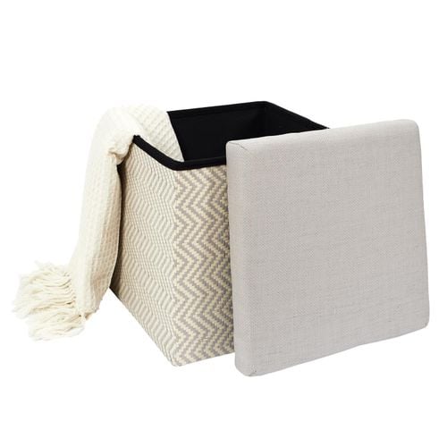 Pufa Intesi Vels Boho szaro beżowa na Arena.pl