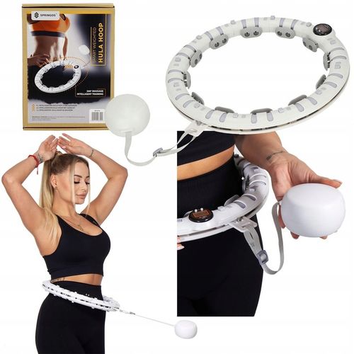 HULA HOP ODCHUDZAJACE SMART LICZNIK WYPUSTKI MODUŁOWY MASAŻER + OBCIĄŻNIK na Arena.pl