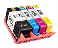 4x tusze 903XL do hp Officejet 6950 6960 6970 drukarki komplet nowe czarny