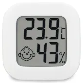 Cyfrowy termometr mini stacja pogody higrometr pokojowy na ścianę