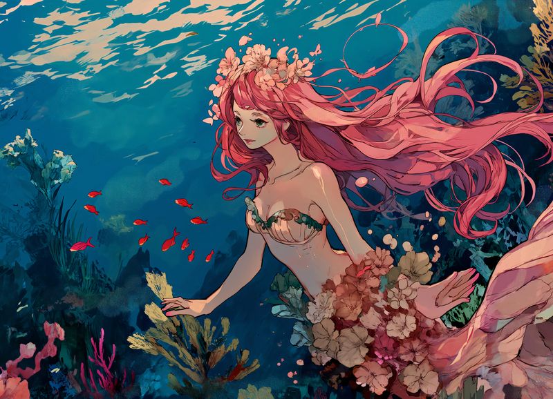 Plakat 18x13cm Nimfa Oceanu zdjęcie 1