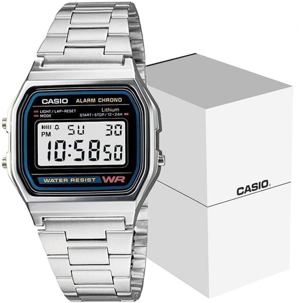 Zegarek CASIO A158WA-1DF Unisex + BOX zdjęcie 1