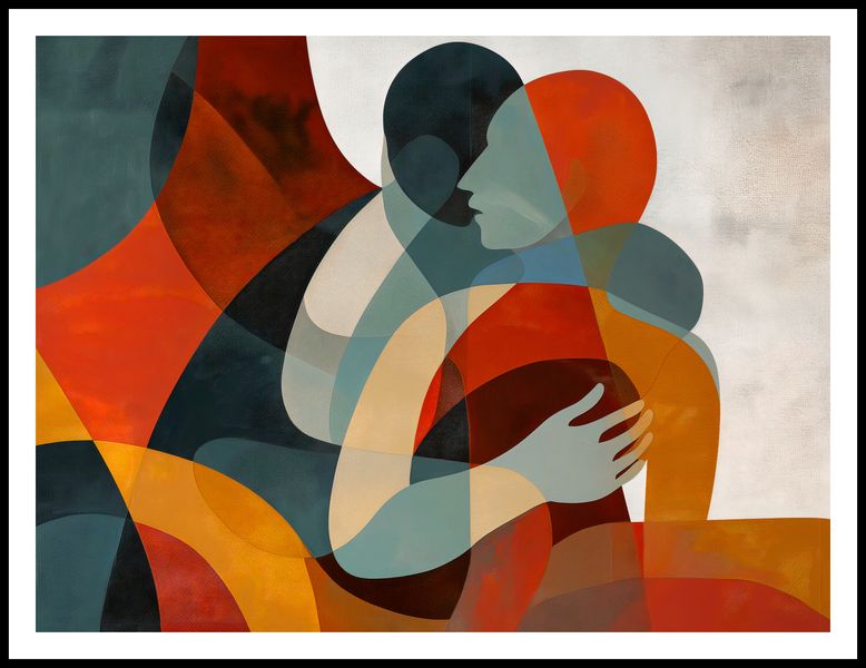 Plakat 100x75cm Objęcia zdjęcie 3