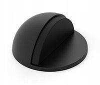 ODBOJNIK OGRANICZNIK DO DRZWI PRZYKLEJANY CZARNY