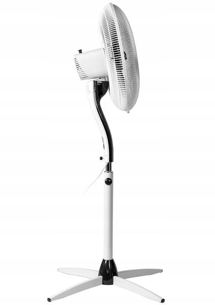 CICHY MOCNY WENTYLATOR WIATRAK PODŁOGOWY BLAUPUNKT ASF701 40dB 55W PILOT zdjęcie 3