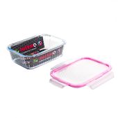 POJEMNIK SZKLANY ŻAROODPORNY Z POKRYWKĄ THERMO 1040 ML