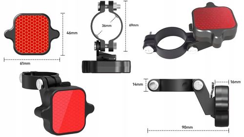 Lokalizator GPS LiTag MiLi lampka tylna do roweru światło rowerow IOS APPLE na Arena.pl