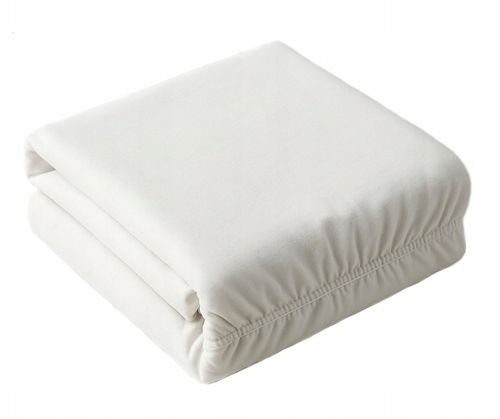 PRZEŚCIERADŁO Z GUMKĄ 100% BAWEŁNA OEKO-TEX GRUBE MIĘKKIE BIAŁE 90X200 na Arena.pl