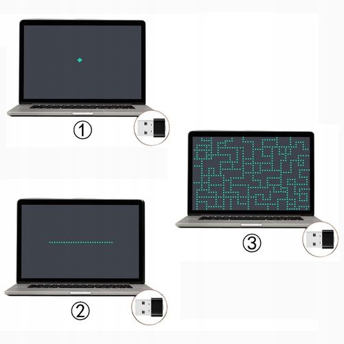 SYMULATOR MYSZKI RUCHU MYSZY MOUSE JIGGLER USB 3 TRYBY PRACA ZDALNA na Arena.pl