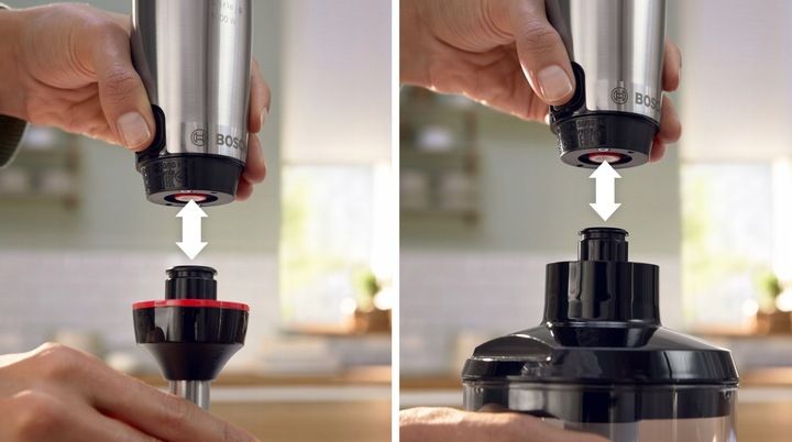 Blender ręczny ErgoMaster Bosch MSM6M620 1000W Rozdrabniacz QuattroBlade zdjęcie 4