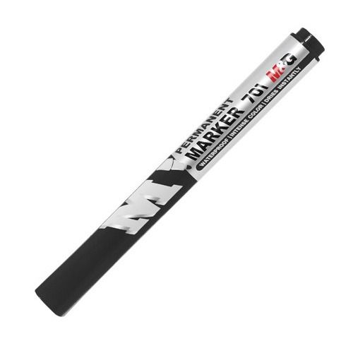 marker permanentny czarny m&g zdjęcie 1