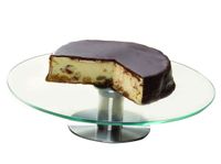 PATERA SZKLANA OBROTOWA NA NÓŻCE AMBITION SUSAN 30 CM