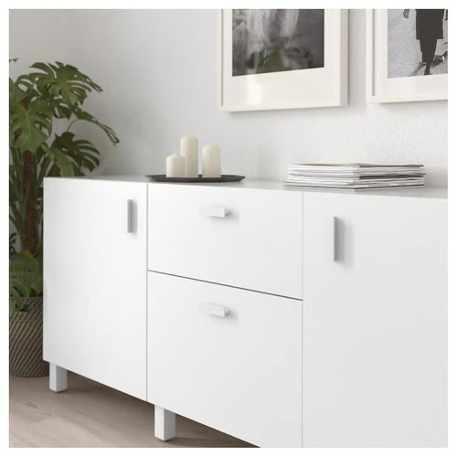 IKEA HACKAS Uchwyt biały 100 mm - 2 szt. na Arena.pl