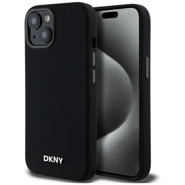 Etui DKNY do iPhone 15, iPhone 14, iPhone 13, Czarny, MagSafe zdjęcie 1