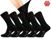 Antybakteryjne skarpety bezuciskowe medyczne MEDICAL Ag+ zdrowotne polskie zestaw 5-par