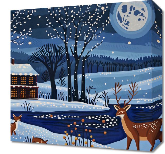 Obraz 40x40cm Przyszła Zima zdjęcie 1