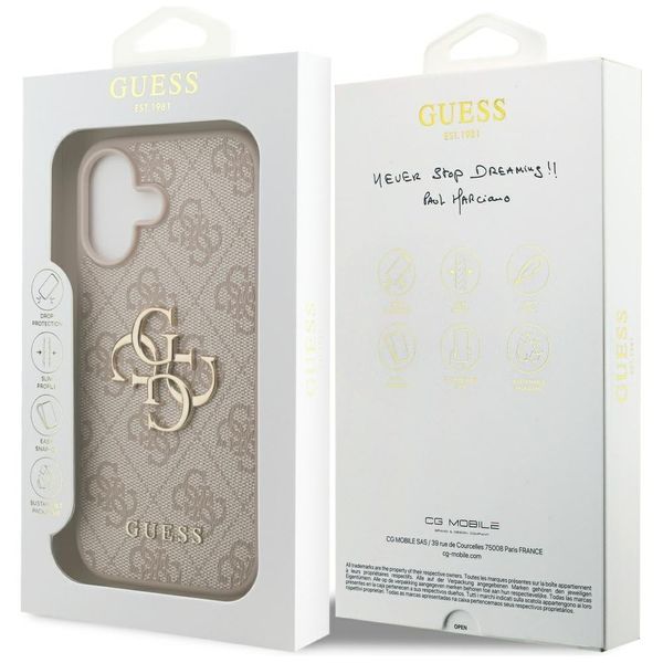 Etui Guess 4G Big Logo do iPhone 17 różowy zdjęcie 8