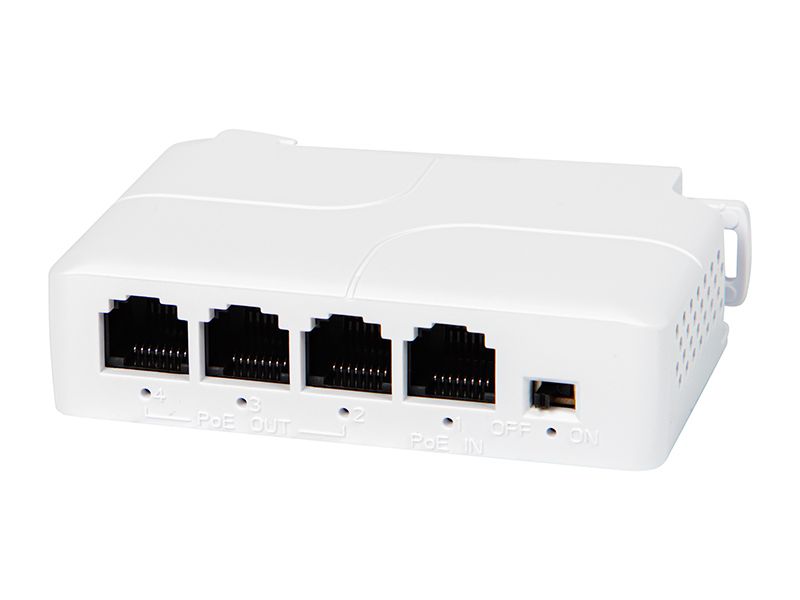 Extender POE 4-portowy 100Mbs zdjęcie 1