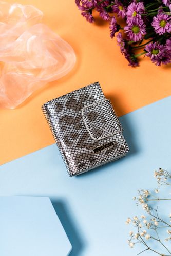 portfel damski skórzany 42329-mer-4287 silver na Arena.pl