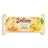 Delisana Ciastka z galaretką bananową w białej czekoladzie 135g
