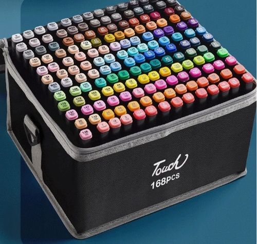 Dwustronne MARKERY PISAKI alkoholowe 168pcs (C024) na Arena.pl