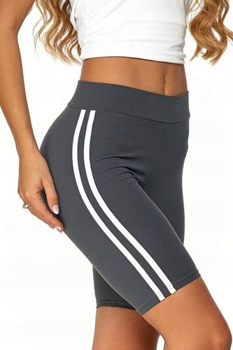 Kolarki Legginsy Krótkie Wysoki Stan Kryjące Lampasy Wygodne MORAJ L/XL na Arena.pl