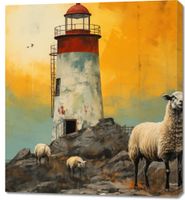 Obraz 90x100cm Światło w Złocie Wieczności