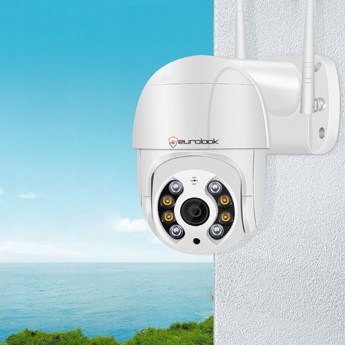 Kamera Zewnętrzna Obrotowa IP WiFi 2MP Full HD ZOOM 2MPx 1920 x 1080P BIAŁA na Arena.pl