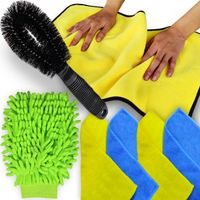 ZESTAW DO MYCIA OSUSZANIA KAROSERII AUTA FELG SZYB