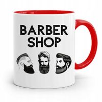 Kubek Czerwony Fryzjera Fryzjerki Barber Shop Z Nadrukiem Ze Zdjęciem