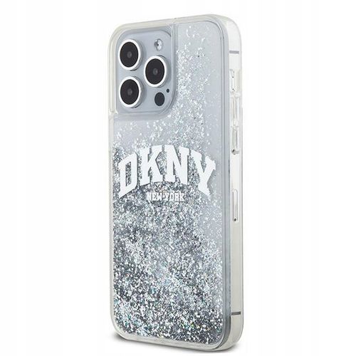 Etui do iPhone 15 Pro Max DKNY Liquid Glitter Case Cover Plecki Białe na Arena.pl