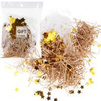 Wypełniacz Do Prezentów, Sianko, Sizal, Ozdoba, Z Gwiazdkami, Eko, 30G