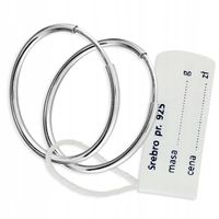 Kolczyki koła srebrne pr 925 kółka 19 mm 1 para