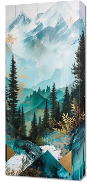 Obraz 40x90cm Przeplatane Krajobrazy zdjęcie 1