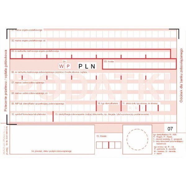 DRUK 471-5 PODATKI WP-2 zdjęcie 2