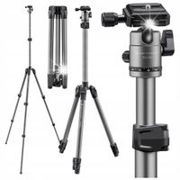TRIPOD STATYW FOTOGRAFICZNY DO APARATU K&F ALU 168CM + uchwyt do telefonu