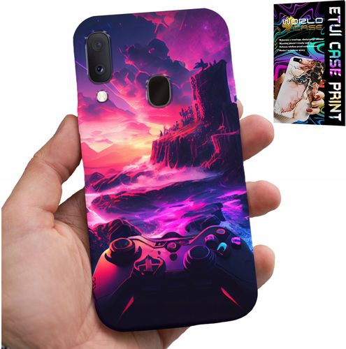 ETUI DO SAMSUNG GALAXY A40 - CASE DLA GRACZA, WZORY Z GIER, PREZENT na Arena.pl