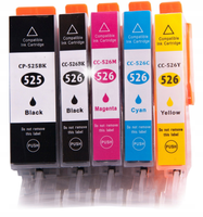10X TUSZE PGI-525 PGI525 CLI-526 CLI526 DO CANON IP4850 MG5150 MG5350 6150