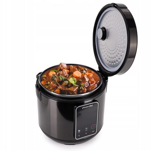 MULTICOOKER ELEKTRYCZNY garnek SZYBKOWAR parowar 24 programy KAMILLE na Arena.pl